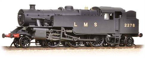 Grafar's super little N gauge model of Fairburn 2-6-4T engine no. 42096 is painted in BR mixed traffic lined black, with an early lion over wheel emblem. Era 4 1948-1956. NEM coupler pockets. DCC Ready - 6 pin decoder required for DCC operation.Designed by Charles Fairburn and introduced in 1945 this class of 2-6-4 suburban tank engines expanded on the fleet of earlier Stanier engines. Following nationalisation many were built for Southern region, although still being given London Midland region numbers. Wartime and post war delays in the expansion of electrification created a gap in locomotive capacity on Southern Region that was filled by many of these new, modern steam engines. As a result a total of 277 were built. In 1955 42096 was shedded at 74A Ashford (Kent)