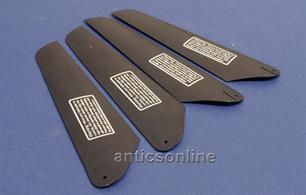 Pack of 4 main rotor blades for Micro-X helicopter