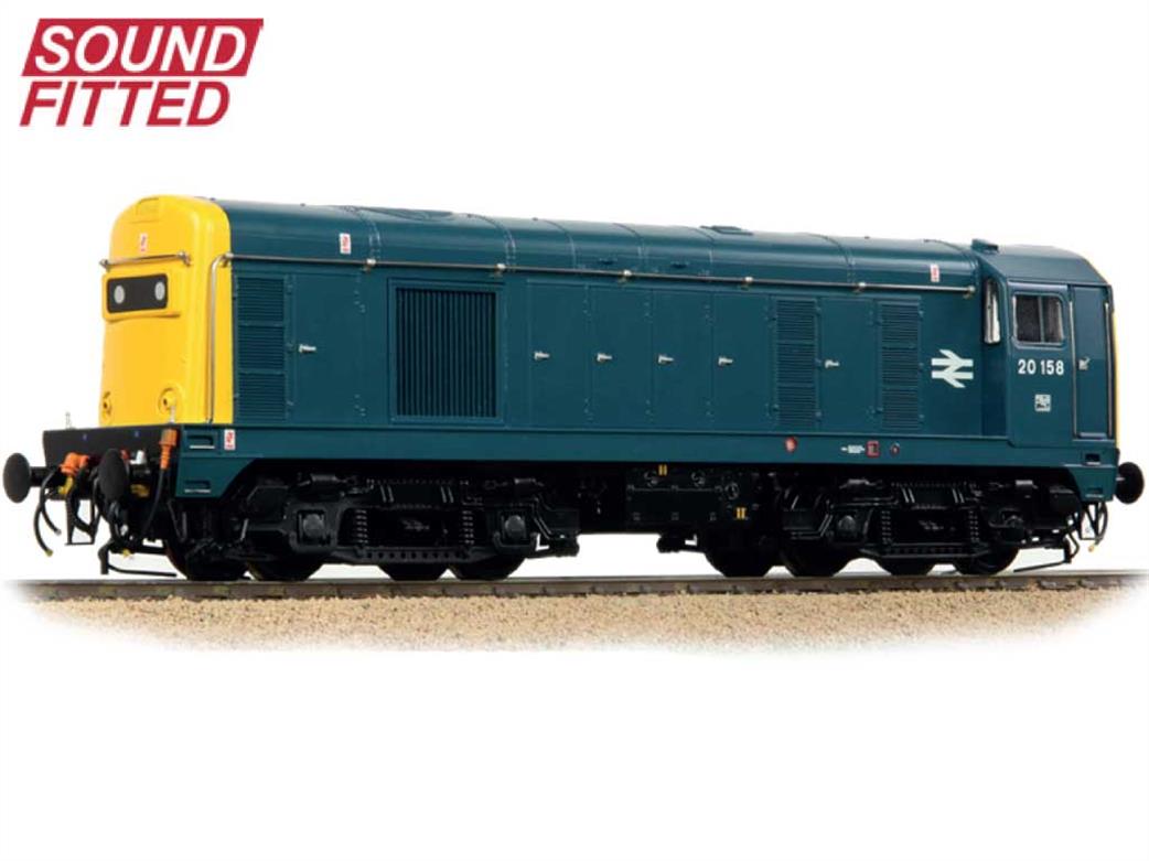 Bachmann OO 35-354SF BR 20158 Class 20 Bo-Bo Blue with Central Headcode Box DCC Sound