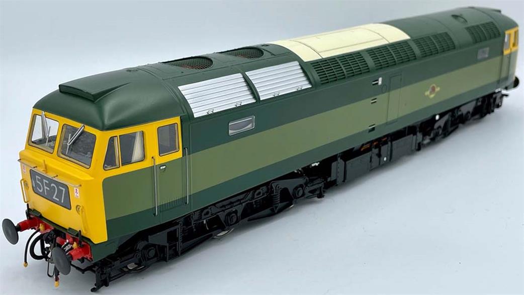 Heljan O Gauge 4851 BR Class 47 Two Tone Green Full Yellow Ends Locomotive Model