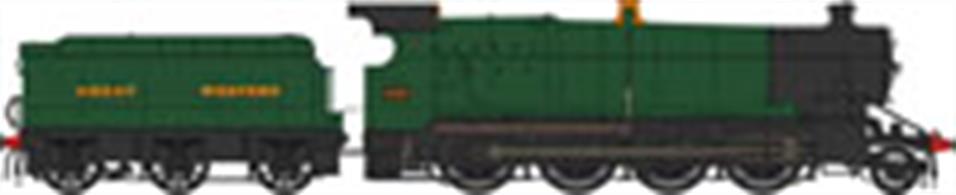 Heljan OO Gauge 4781 GWR 47xx class - GWR 4705 in green with GREAT WESTERN lettering.DCC Ready; 21 pin decoder required for DCC operation.