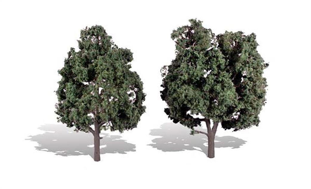 Woodland Scenics  TR3514 Classic Dark Trees 5in - 6in Pack of 2