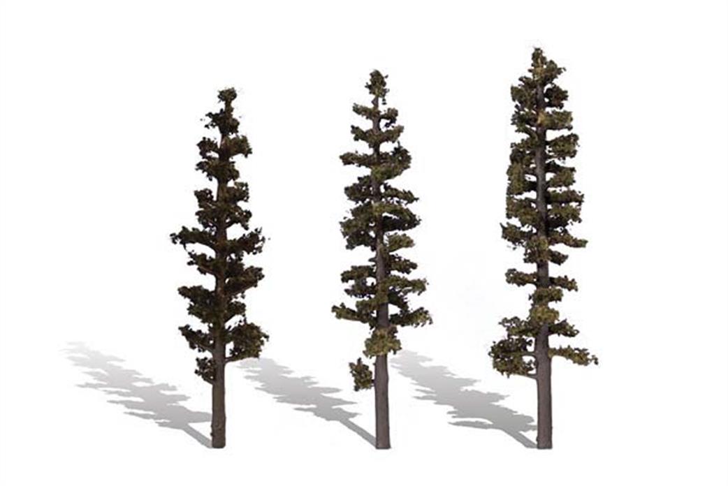 Woodland Scenics  TR3562 Classic Pine Trees 6 - 7in Pack of 3