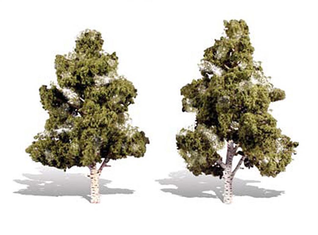 Woodland Scenics  TR3538 Classic Waters Edge Trees 7in - 8in Pack of 2