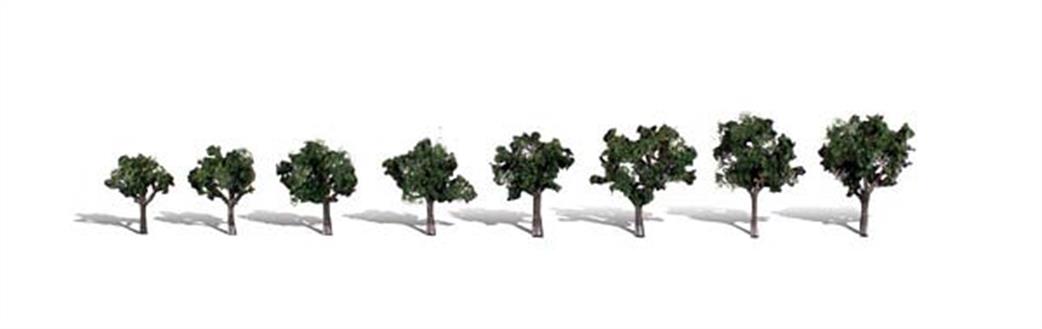 Woodland Scenics  TR3547 Classic Cool Shade Trees 3/4in - 1 1/4in Pack of 8