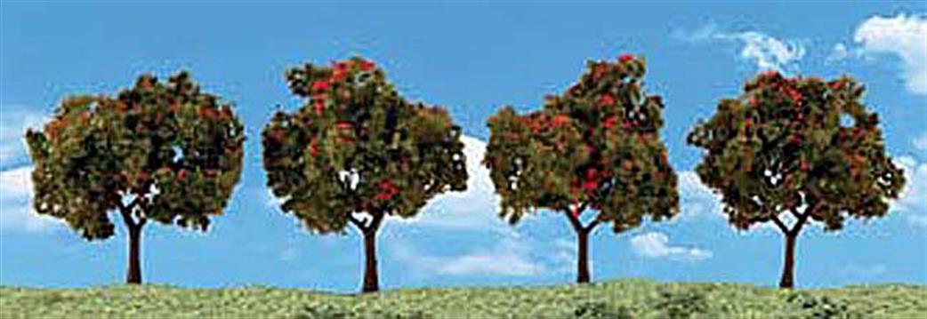 Woodland Scenics  TR3591 Classic Apple Trees 2in - 3in Pack of 4