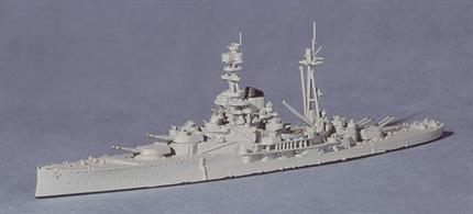 After WW1, the R-class Battleships were re-fitted with anti-torpedo bulges but they were never considered the equal of the earlier Queen Elizabeth class and were not scheduled for further improvement. They served throughout WW2 on less spectacular assignments and all survived to be scrapped after the war.