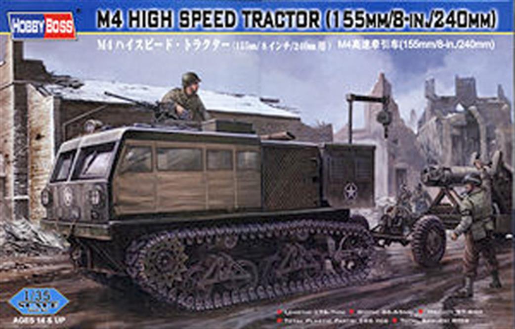 Hobbyboss 1/35 82408 M4 High Speed Tractor Prime Mover For 155mm