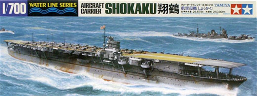 Tamiya 31213 Shokaku Japanese Aircraft Carrier WW2 Waterline Series Kit 1/700