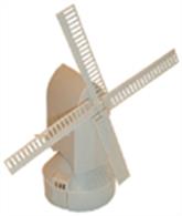 Windmills standing tall in the landscape are a notable landmark in many parts of the UK. This plastic kit builds one of these substantial structures