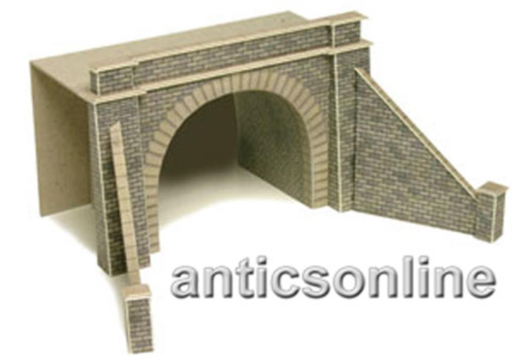 Metcalfe PN142 Tunnel Entrance Double Track Embossed Card Kit N