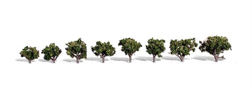 Woodland Scenics  TR3501 Classic Small Trees 3/4in - 1 1/4in Pack of 8