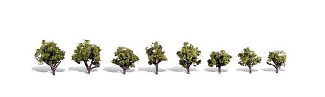 Woodland Scenics  TR3545 Classic Light Foliage Trees 3/4in - 1 1/4in Pack of 8
