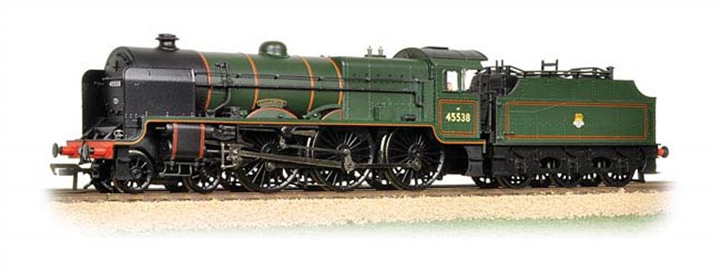 Bachmann 31-214 BR 45538 Giggleswick Patriot Class 4-6-0 Lined Green Early Emblem OO