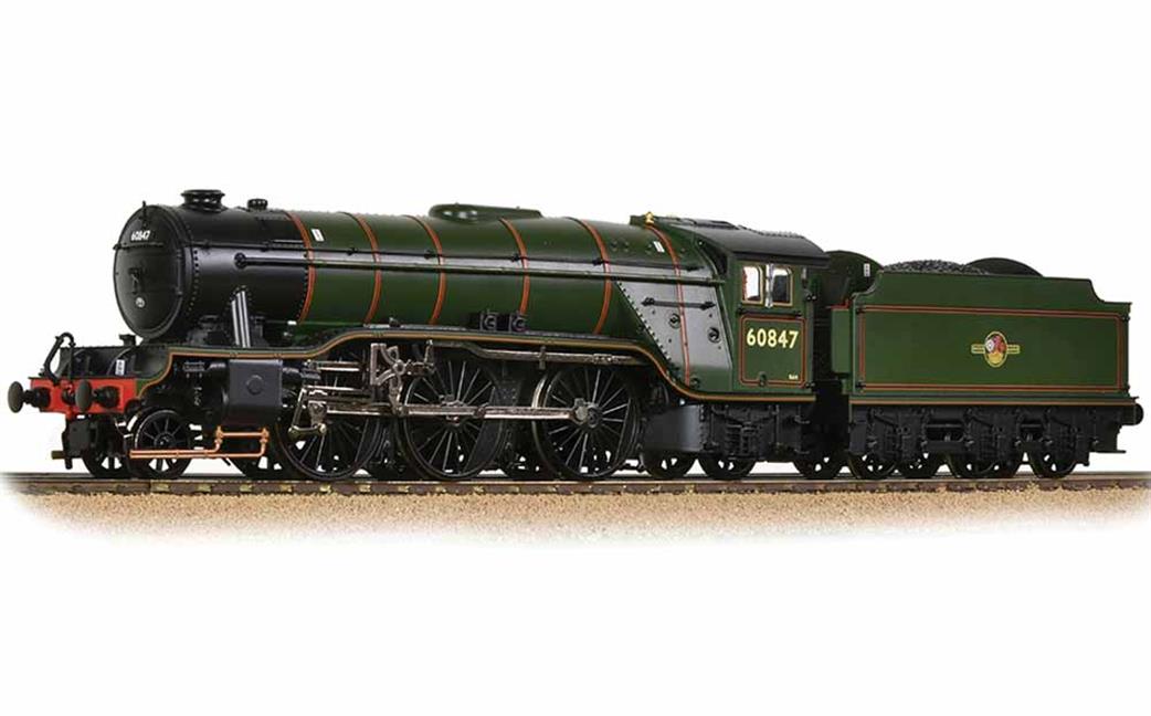 Bachmann OO 35-202SF BR 60847 St Peter's School ex-LNER Gresley Class V2 2-6-2 British Railways Lined Green Late Crest DCC Sound