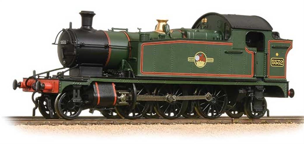 Bachmann 32-135B BR 5532 ex-GWR 4575 Class 2-6-2T Small Prairie Tank BR Lined Green Late Crest OO