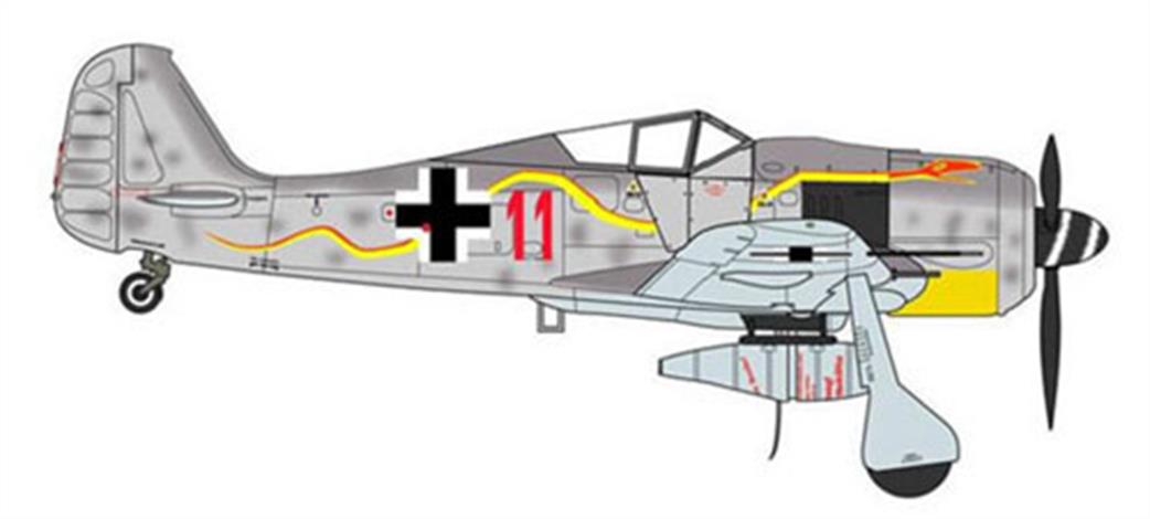 Dragon Wings 50322 German FW190A-8 RED 11 WW2 Fighter Aircraft Model 1/72