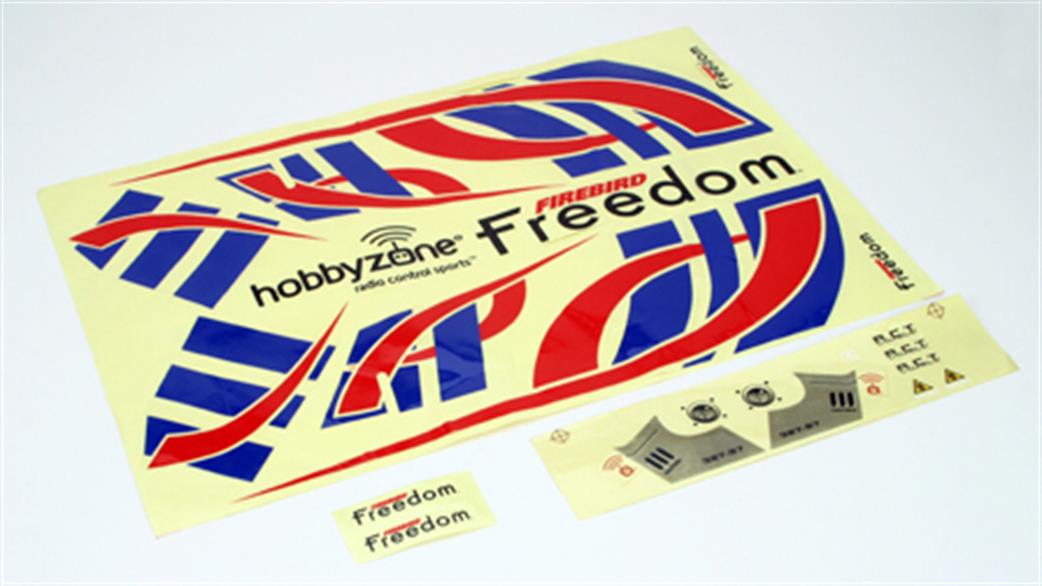 HobbyZone  HBZ7010 Firebird Freedom Decal Sheet