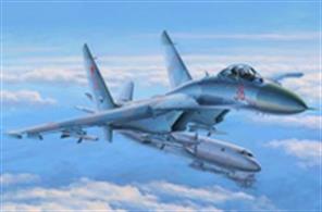 Hobbyboss 81712 1/48 Scale Su-27 Flanker Early Russian Fighter