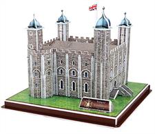 CubicFun Tower of London 3D Puzzle Kit C715HA kit pack to construct a model of the central keep of the Tower of London.Cubic fun kits are manufactured from foam-core board, pre-cut and printed on both sides. This kit contains 40 pieces, completed model measures 22 x 30 x 22cm