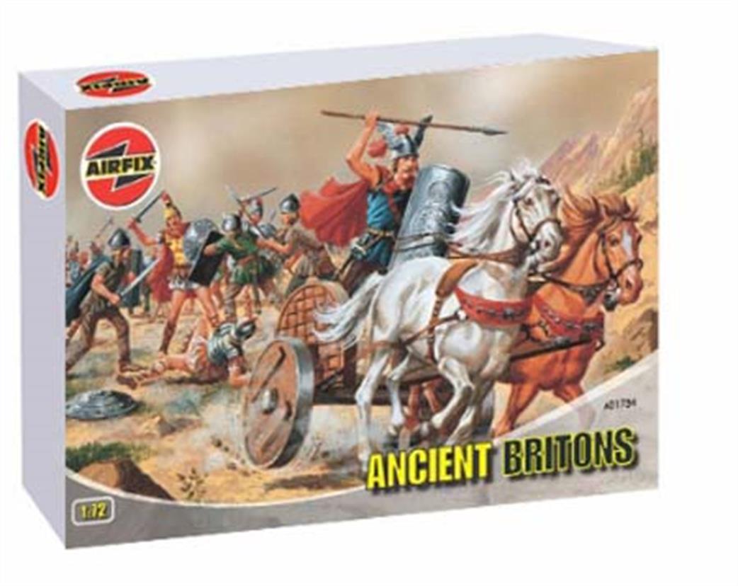 Airfix 1/72 A01734V Ancient Britons Unpainted Vintage Classic Plastic Figure Set