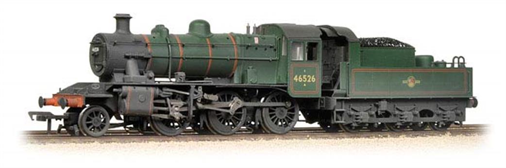 Bachmann OO 32-828A BR 46526 Ivatt Class 2MT 2-6-0 Lined Green Late Crest Weathered