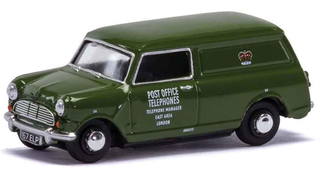 Hornby 1/76 R7125 SkaleAutos BMC Mini Van Post Office Telephones