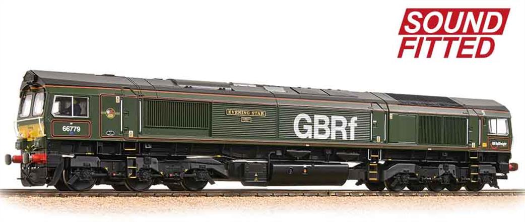 Bachmann OO 32-983SF GB Railfreight 66779 Evening Star BR Lined Green GBRf & BR Late Crest DCC and Sound