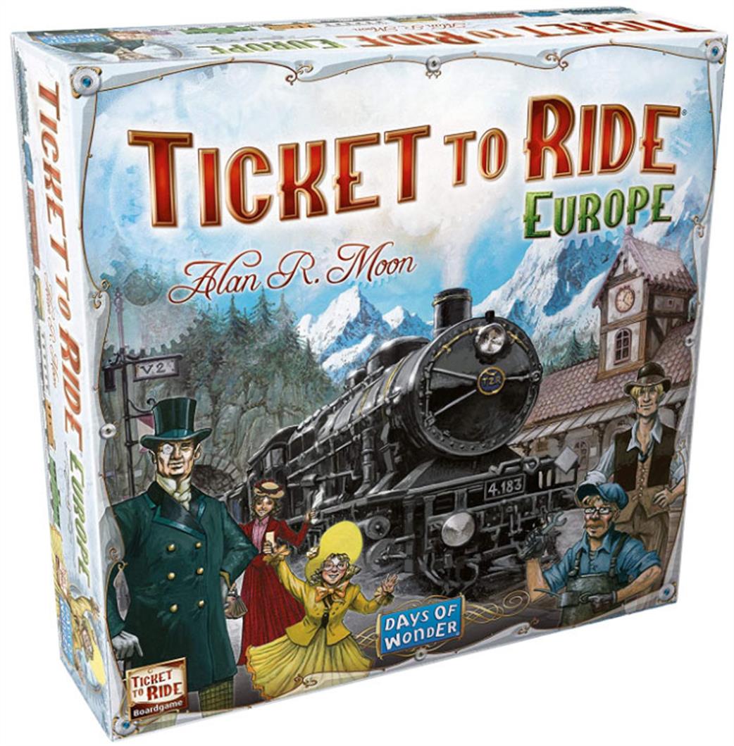 Days Of Wonder  DOW7202 Ticket to Ride Europe BoardGame