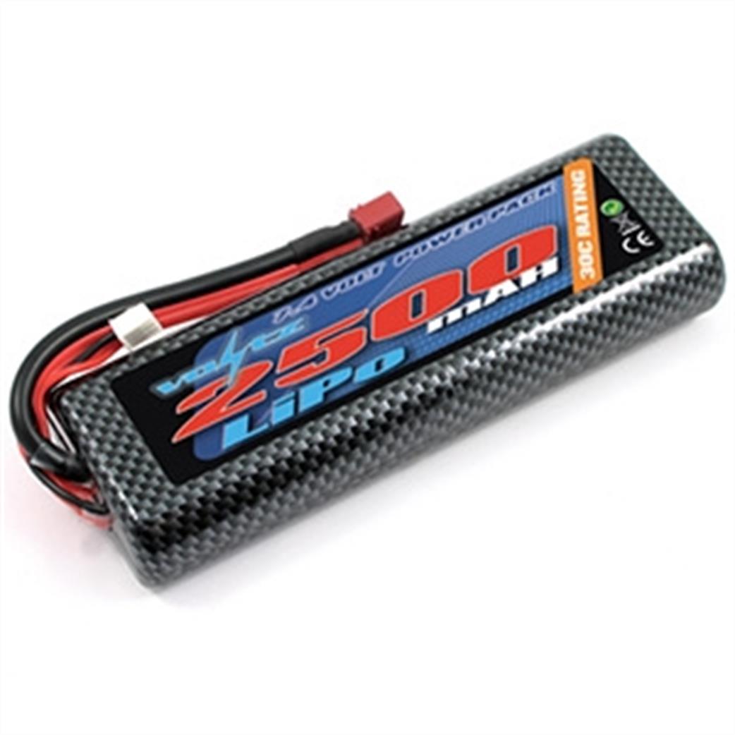 Voltz  VZ0304 7.4v 2500mAh 30C Hard Case LiPo