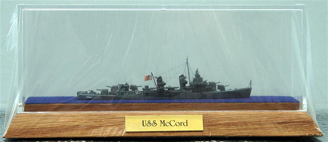 Navis Neptun T1361AV USS McCord a camouflaged American Fletcher Class Destroyer, 1943 1/1250
