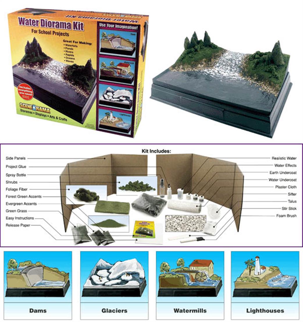 Woodland Scenics  SP4113 Water Diorama Kit