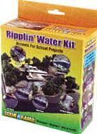 Ripplin' Water Kit Use this kit to add realistic-looking water areas like waterfalls, rapids, splashes, waves, rivers, lakes, ponds, streams, beaches and pools: any still or moving water! 