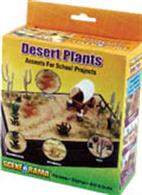 Desert Plants Use this kit to add realistic-looking cacti, grasses, tumbleweed, short and tall grasses, weeds, scrub brush, ivy, vines and desert flora on any diorama or display. Desert Plants range in size from Â¼in (6mm)&nbsp; to 2Â½in (64mm) tall. 