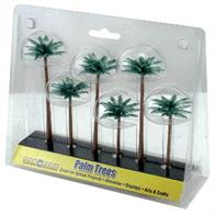 Palm Trees Add these six realistic trees to your diorama or display and watch it come to life! These trees range from approximately 4â€-5â€. Modify your trees by bending the trunks! 