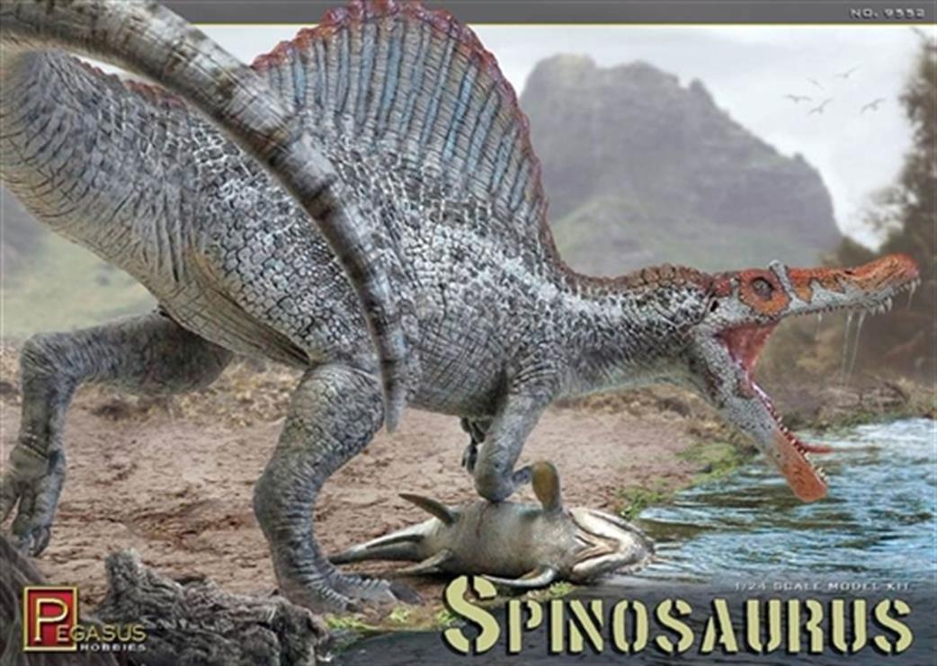 Pegasus Hobbies 1/24 9552 Spinosaurus Dinosaur Kit