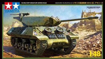 Tamiya 32582 1/48 British Tank Destroyer M10 IIC Achilles152mm Width 64mm