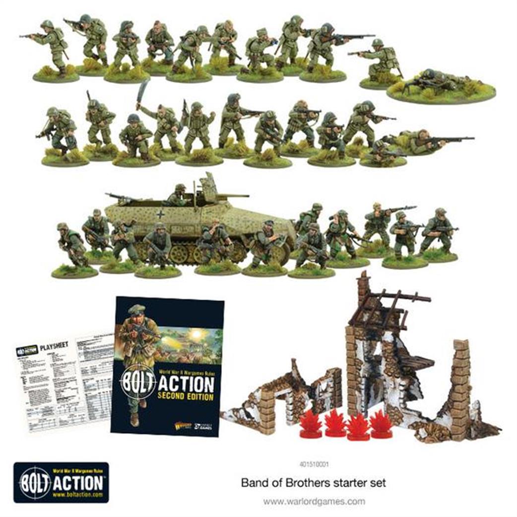 Warlord 28mm 401510001 Bolt Action 2nd Ed Starter Band of Brothers Set