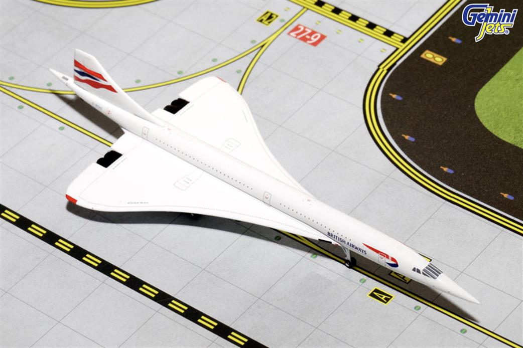 Gemini Jets 1/400 GJBAW1539 British Airways Concorde Manchester Airport G-BOAC