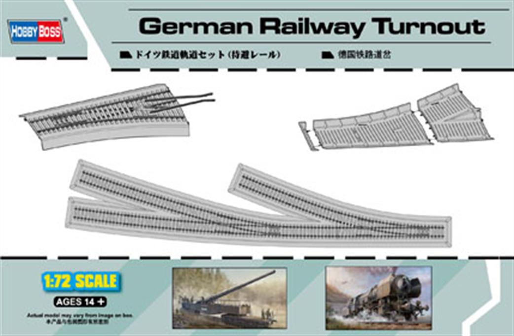 Hobbyboss 1/72 82909 German Railway Turnout Plastic Kit