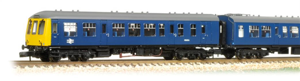 Graham Farish N 371-876DS BR Class 108 2-Car DMU Plain Blue Livery DCC & Sound Fitted