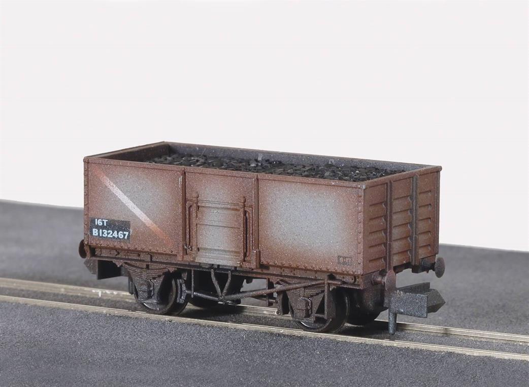 Peco NR-44BW BR 16-ton Steel Mineral Wagon Weathered N