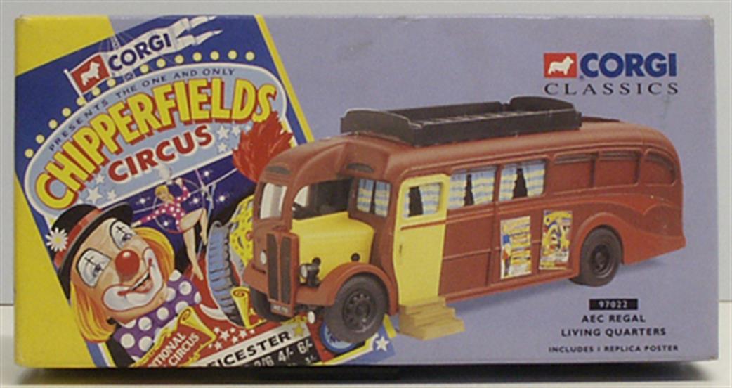 Corgi 1/50 97022 Chipperfields Circus AEC Regal Living Quarters