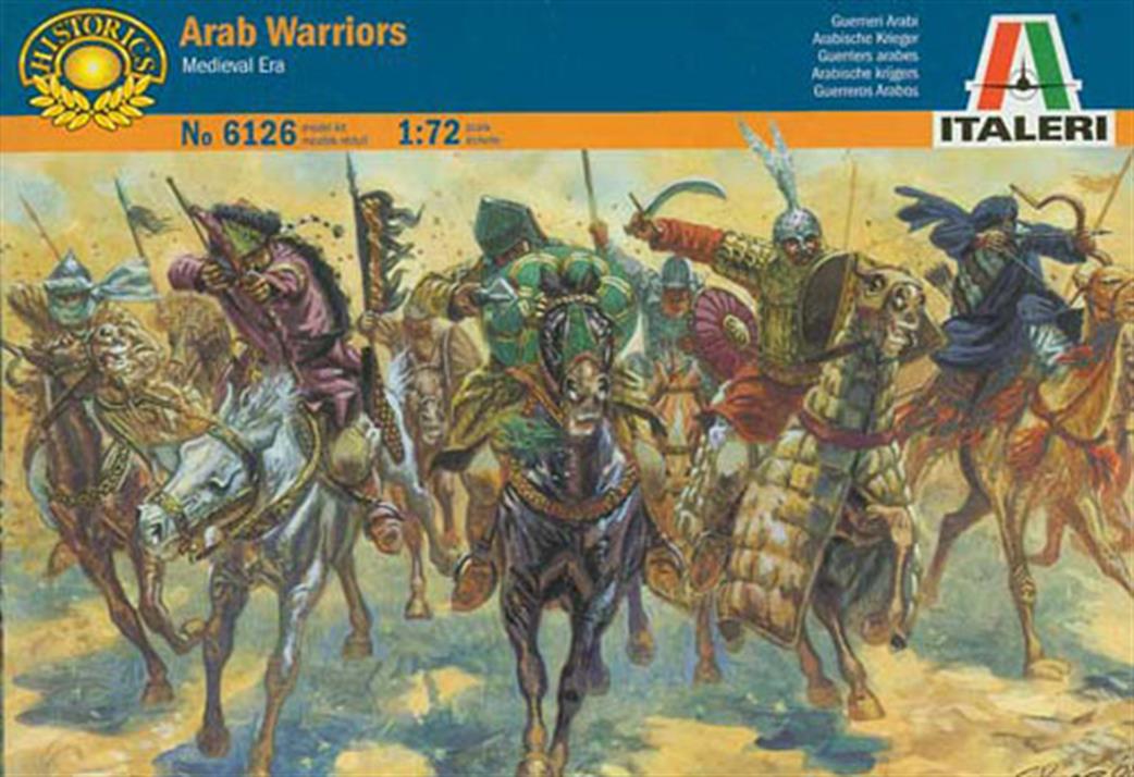 Italeri 6126 Arab Warriors Plastic Figure Set (Medieval Era) 1/72