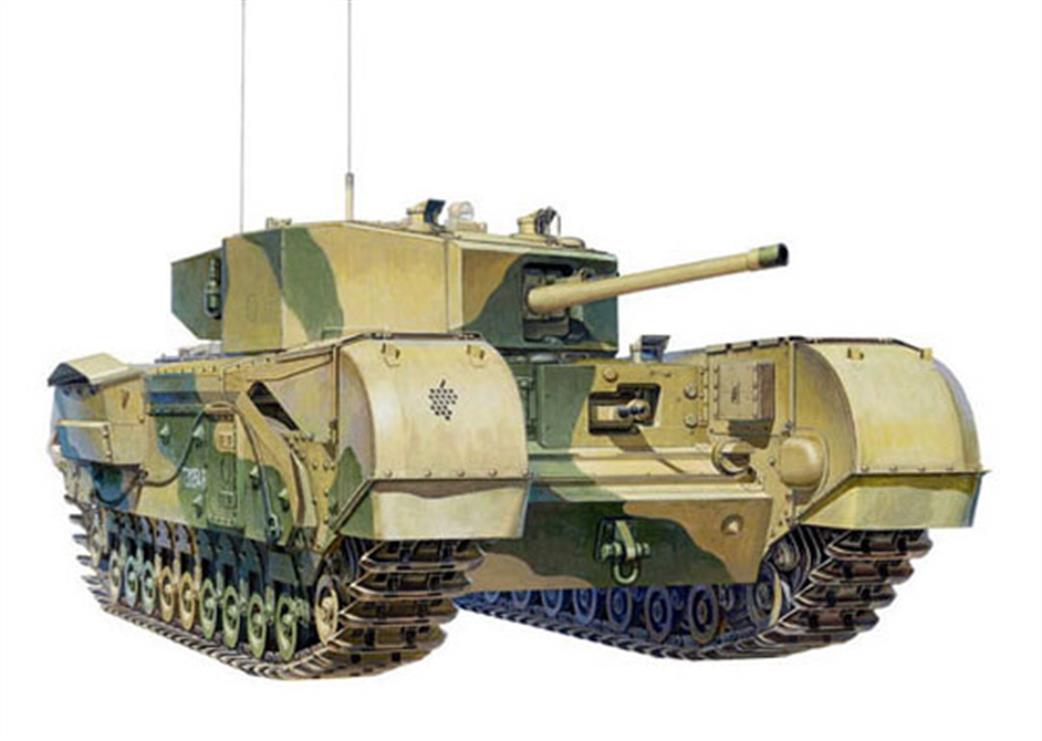 AFV Club 1/35 35153 Churchill Mk111 British WW2 Tank Kit