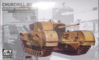 AFV 35153 1/35 Scale British Churchill MkIII Tank -  WW2Features of the kit which comprises of over 390 parts includes photo etched items, clear plastic parts, steel suspension springs and turned aluminium barrel. Decals and a 20 page instruction manual are also included.Glue and paints are required 