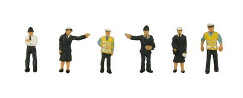 Graham Farish N Police &amp; Security Staff 379-301Pack of police and security gaurd figures.