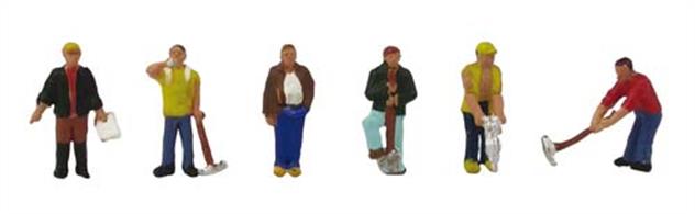 Graham Farish N Construction Workers 379-302Pack of construction worker figures.