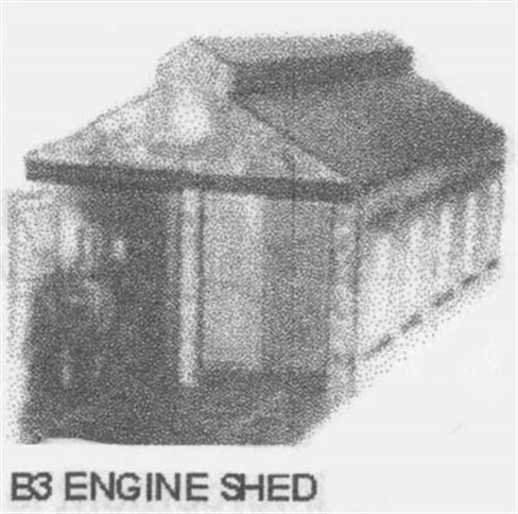Bilteezi OO 4B3 Double Track Engine Shed