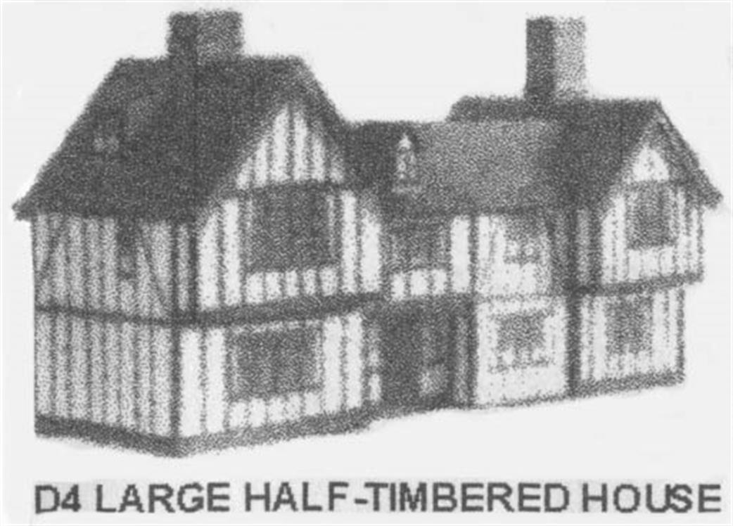 Bilteezi OO 4D4 Large Half-Timbered House